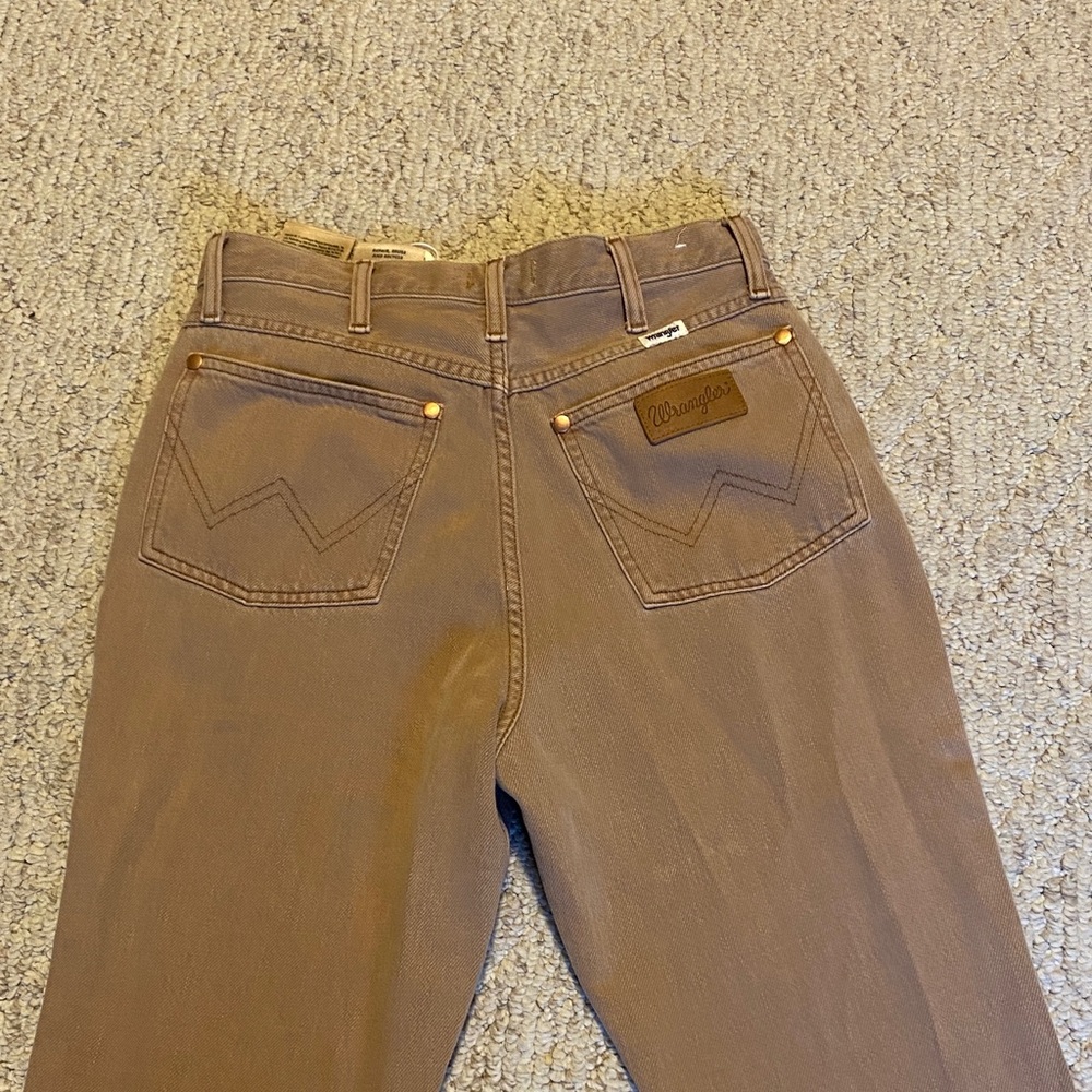Wrangler Tan Natural Dye Pants